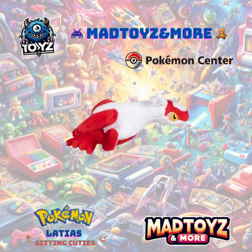 TOYZ: Latias Sitting Cuties Plush - Pokémon Center 7 ¾ In.