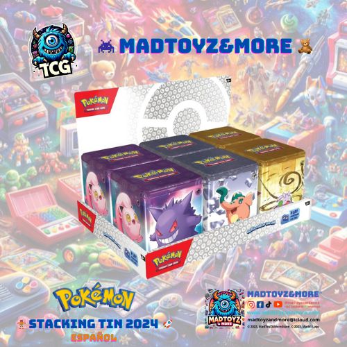 TCG Pokémon: Stacking Tins 2024