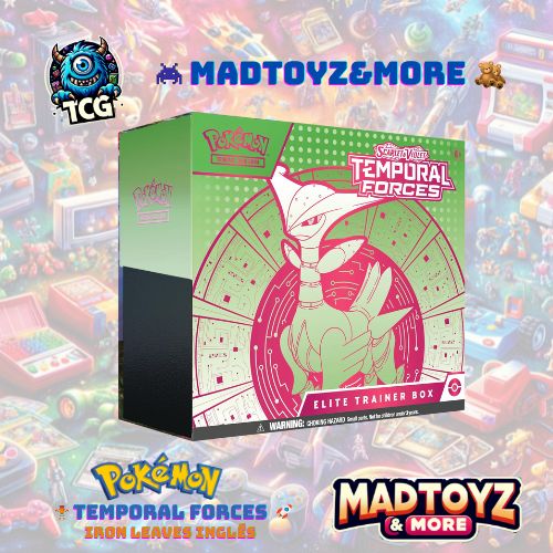 TCG Pokémon: Scarlet and Violet - Temporal Forces - Elite Trainer Box - Iron Leaves